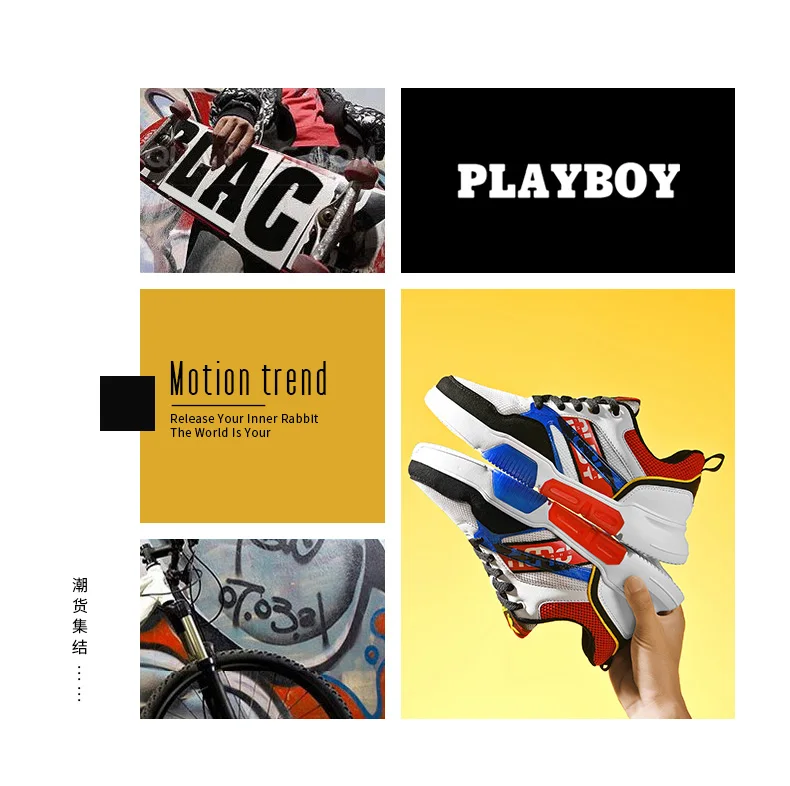 PLAYBOY новые мужские кроссовки для бега на улице горная Прогулка Мужская дышащая спортивная легкая женская обувь для бега