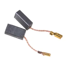 10 шт. портативная универсальная Простая установка медный мотор Ремонт электродрели для Замена для угловых шлифовальных машин Электроинструмент Угольная щетка