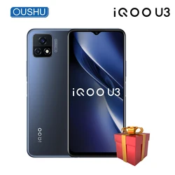Оригинальный смартфон IQOO U3 5G, MTK Dimensity, 800U, 90 Гц, частота обновления 5000 мАч, 18 Вт, зарядка для приборной панели, 6,58 дюйма, ЖК-дисплей, полноэкранн...
