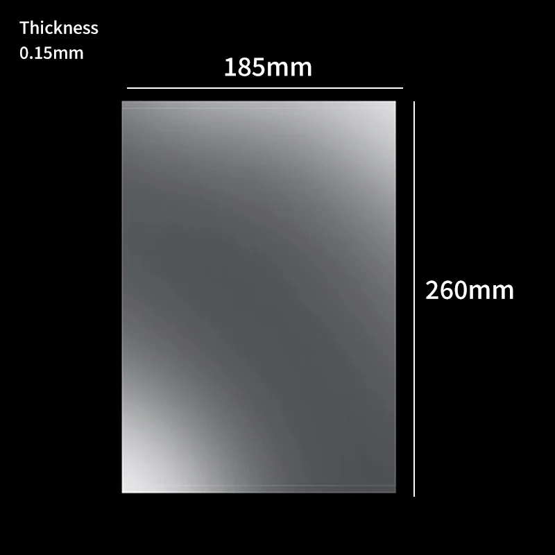 nFEP Film 260x185 mm Thickness 0.15mm for  Elegoo Saturn/Anycubic Photon Mono X and othter 8.9 inch UV 3D Printers