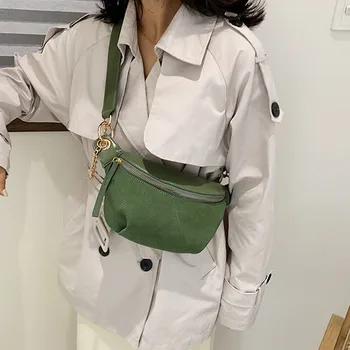 

Scrub Leather Quality PU Leather Crossbody Bags For Women 2020 Shoulder Messenger Bag Lady Travel Handbags and Purses Chest Bags