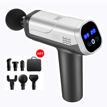 

Electric Massage Gun Body Muscle Relaxation Massager Vibration Fascial Gun Fitness Equipment Unisex Movement Health Instrument