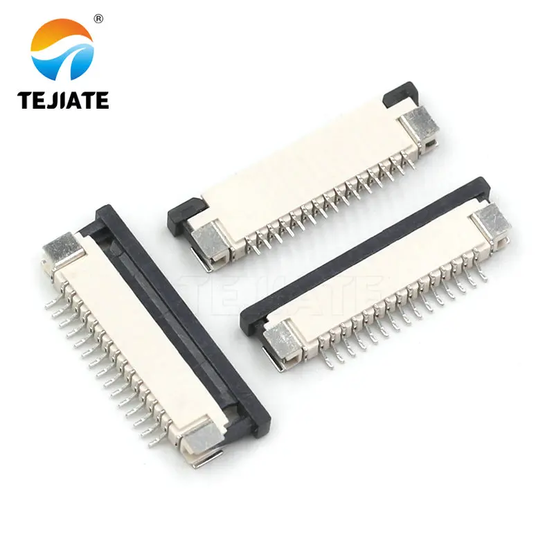 10PCS FFC/FPC Connector Flat Cable Socket 1.0MM Adapter 4/5/6/8/9/10/12/14/15P Down Drawer Type Plug Kit conversion plug plug conversion socket