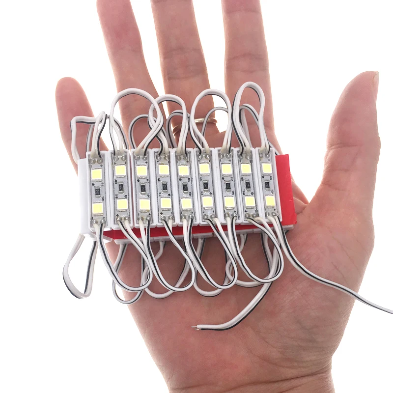 Mini Slim LED Module 20PCS 25mmx7mm 2835 2 12V Yellow Red Green Blue Backlight Storefront led modules led module
