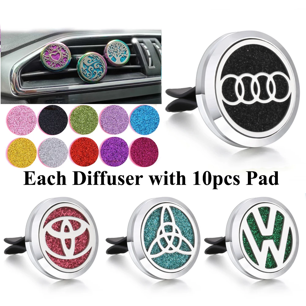 

New Car Aromatherapy Diffuser Lockets Pendants Essential Oil Diffuser Perfume Aroma Diffuser Necklace Pendant Car Air Freshener