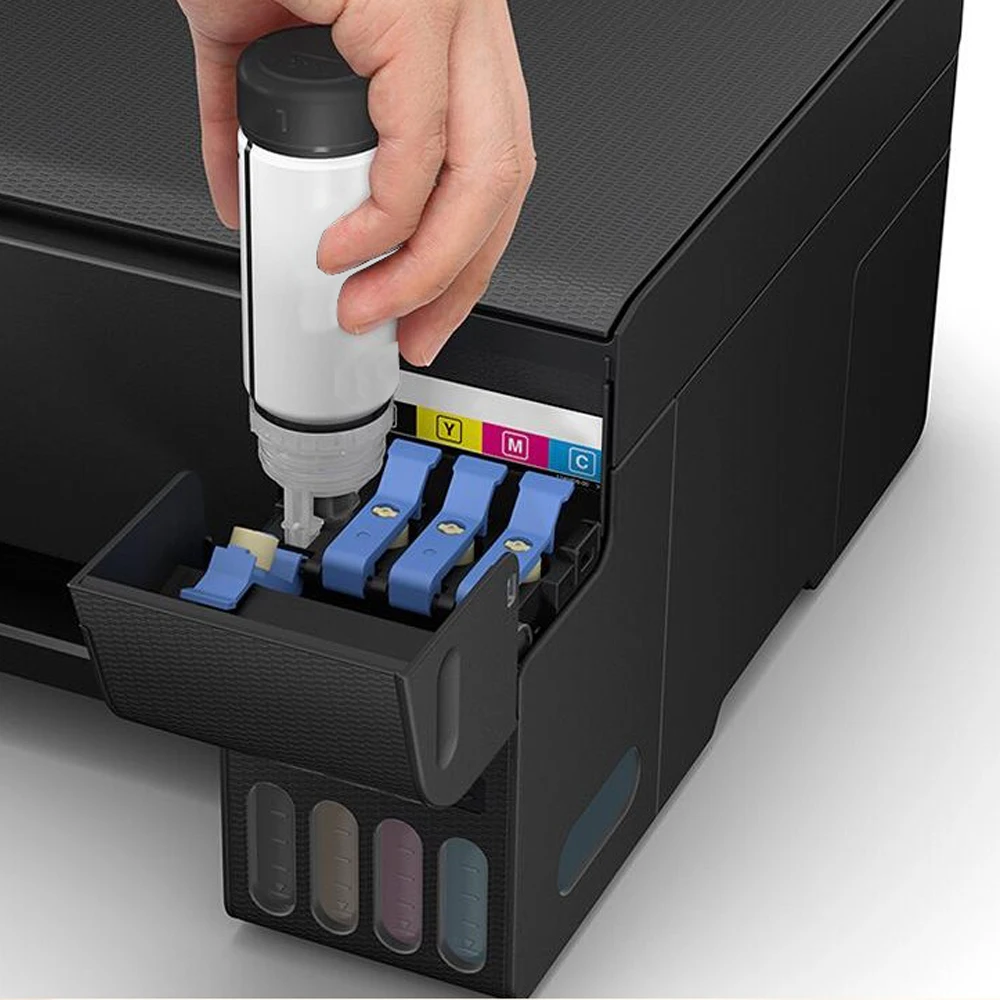 Garrafa de Tinta Universal para Impressora Epson Ecotank L3110 L4160 L6190 L3150 Et8550 L8160 L8180 L8050 101 103 105 502 522 544 T552 - Imagem 2