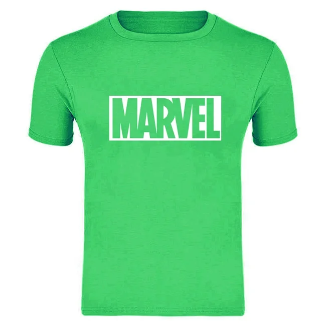 Футболка "Марвел", новинка, модная Мужская хлопковая футболка с коротким рукавом, повседневная мужская футболка Marvel, футболки для мужчин и женщин, топы, футболки XXXL