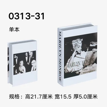 

Desk Decoration Fake Books Home Decoration Accessories Modern English Model Rooms Soft Props Book Luxury Home Decor