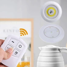 Светодиодная подсветка под шкаф COB лампа с регулируемой яркостью пульт дистанционного управления беспроводной светильник s поставка