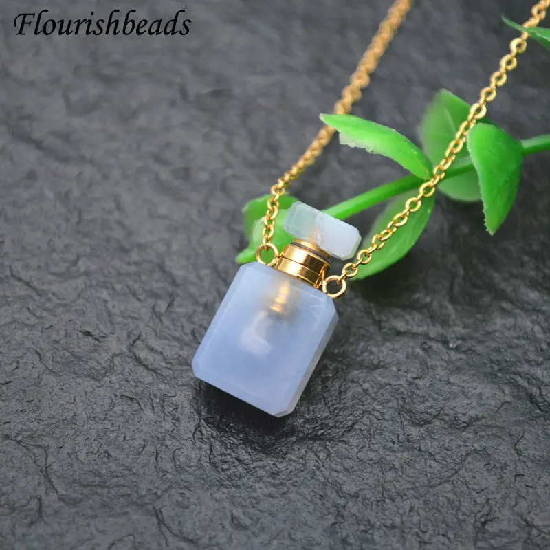 Perfume Bottle Pendant Necklace Women 