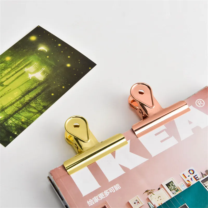 

10pcs/set Metal Food Bag Clips Office Colorful File Ticket Binder Photo Money Storage Organizer Kitchen Snacks Sealing Clip