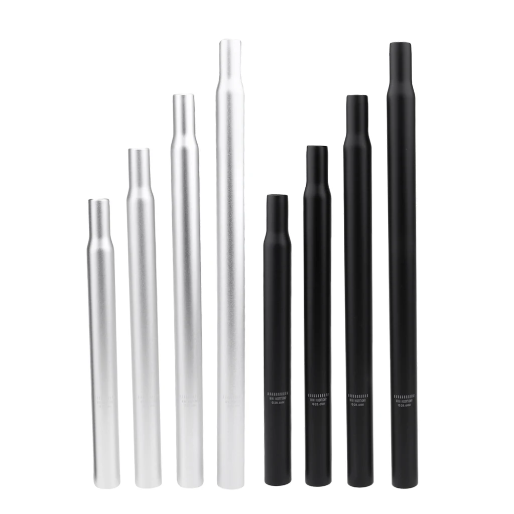 Lightweight Alumium Alloy 28.6mm 300mm/350mm/400mm/450mm MTB Road Bicycle Bike Seatpost Seat Post Cycling Accessories