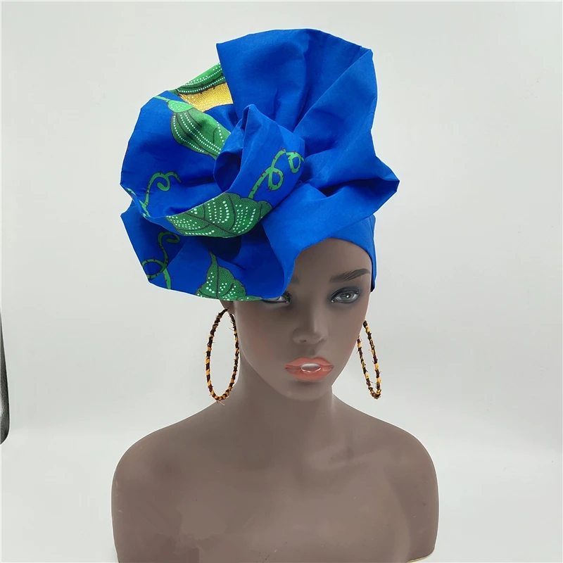 Nigerian gele headtie aso oke foulard africain femme african head wraps - Цвет: as pic