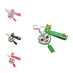 Durable Keyring Pendant Vivid Bag Decor Cartoon Design Keyring Pendant  Cute Keychain    Key Ring