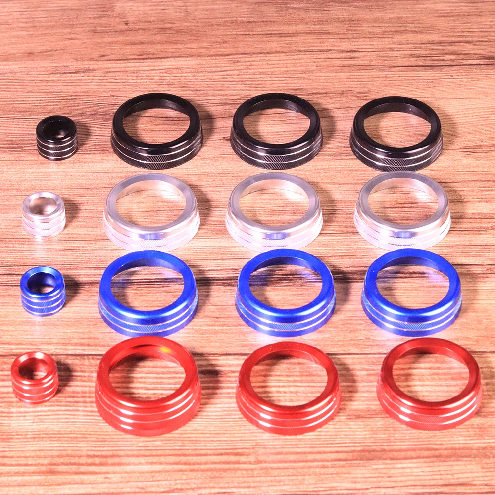 4x Air Conditioning Knob Aluminum Volume Control Knob Trim Cover Fit For Land Rover Discovery Sport 2015 2016 2017 2018 2019  (1)