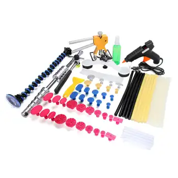 

PDRTools Paintless Dent Repair Tools Kit Car Dent Puller with Glue Puller Tabs Hammer Hail Removal Kits for Auto Vehicle Car