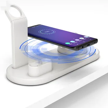 

5 in1 multi-function Wireless Fast Charger mini For phone Watch Airpods Desktop