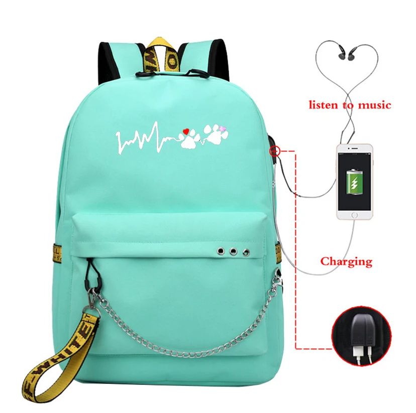 Women Book Bag 13 Lover Loser большие школьные сумки для девочек-подростков, рюкзак с зарядкой через Usb, женская сумка для книг, большая школьная сумка, молодежная сумка для отдыха и колледжа - Цвет: Women Book Bag 13