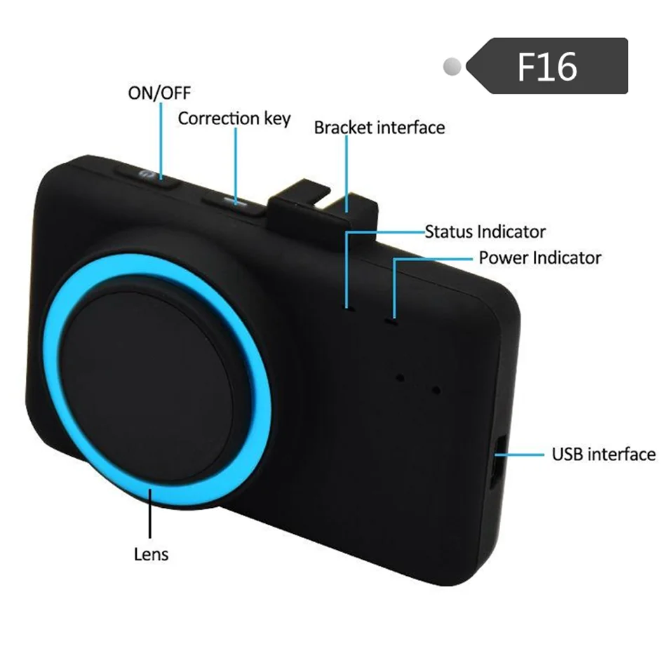 Car Fatigue Warning Alarm Device Head Up Driving Safe System Smart Anti Sleep Monitor Real time fatigue driving alarm