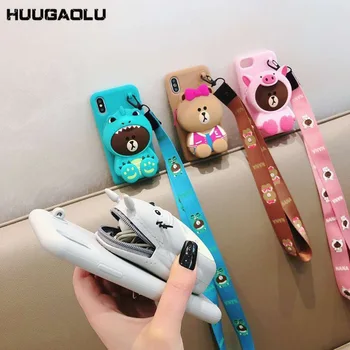 

Zipper Wallet Cartoon Case For Huawei Honor 7A 7C 8C 8X Max 7X Play 8A 8 Pro 9 View 10 20 Lite 10i 9A 9C 9S Phone Silicone Cover