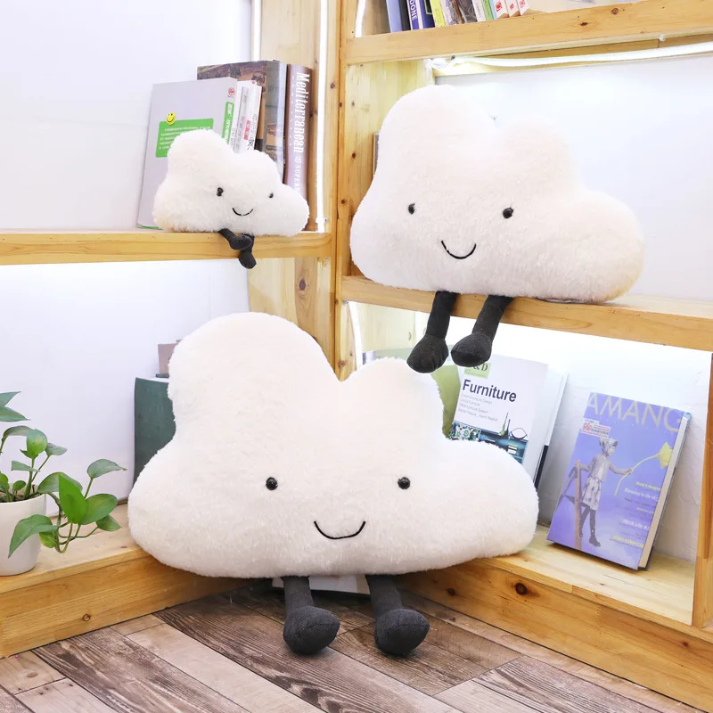 

Creative Expression Cloud Pillow Cartoon Sofa Pillow Bed Backrest Plush Toys