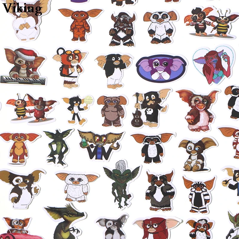 10 компл./лот Gremlins Стикеры s 66 шт./компл. Стикеры s для дневника Тетрадь мультфильм наклейки с монстрами Ноутбук Автомобильное Стикеры наклейки G0150