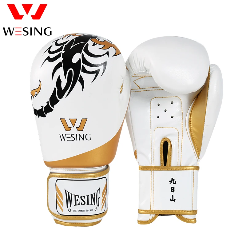 Wesing Boxing Gloves New  Boxing Mitts Muay Thai Gloves Guantes De Boxeo Kickboxing Sanda Training Gloves 3