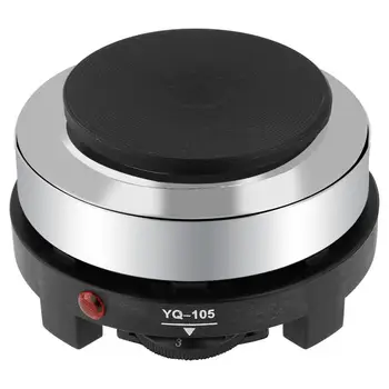 Spina UE 220V 500W Mini stufa elettrica Piastra riscaldante Multifunzione Riscaldatore domestico Piastra di cottura 1