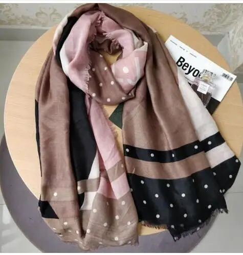 Итальянский модный Бренд Liu женский высококачественный шарф шаль - Цвет: 40
