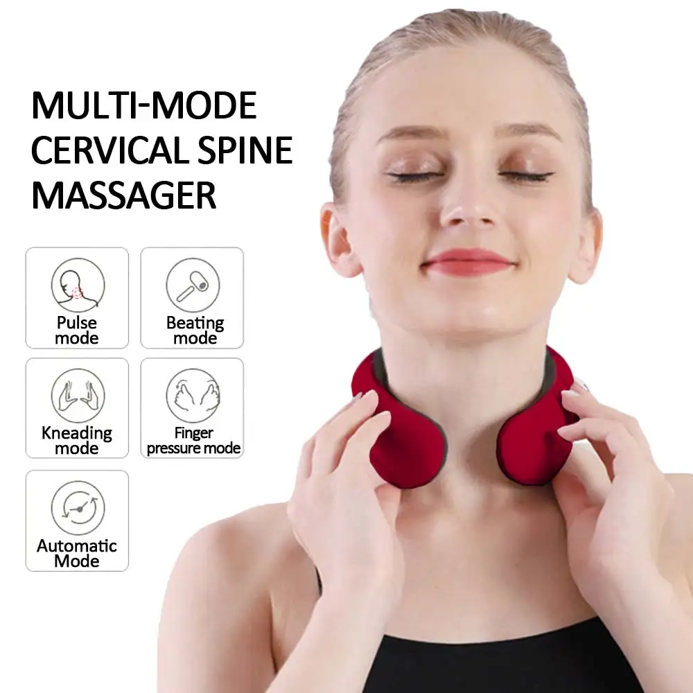 Магнитный импульсный Электрический массажер для шеи инструмент облегчения боли