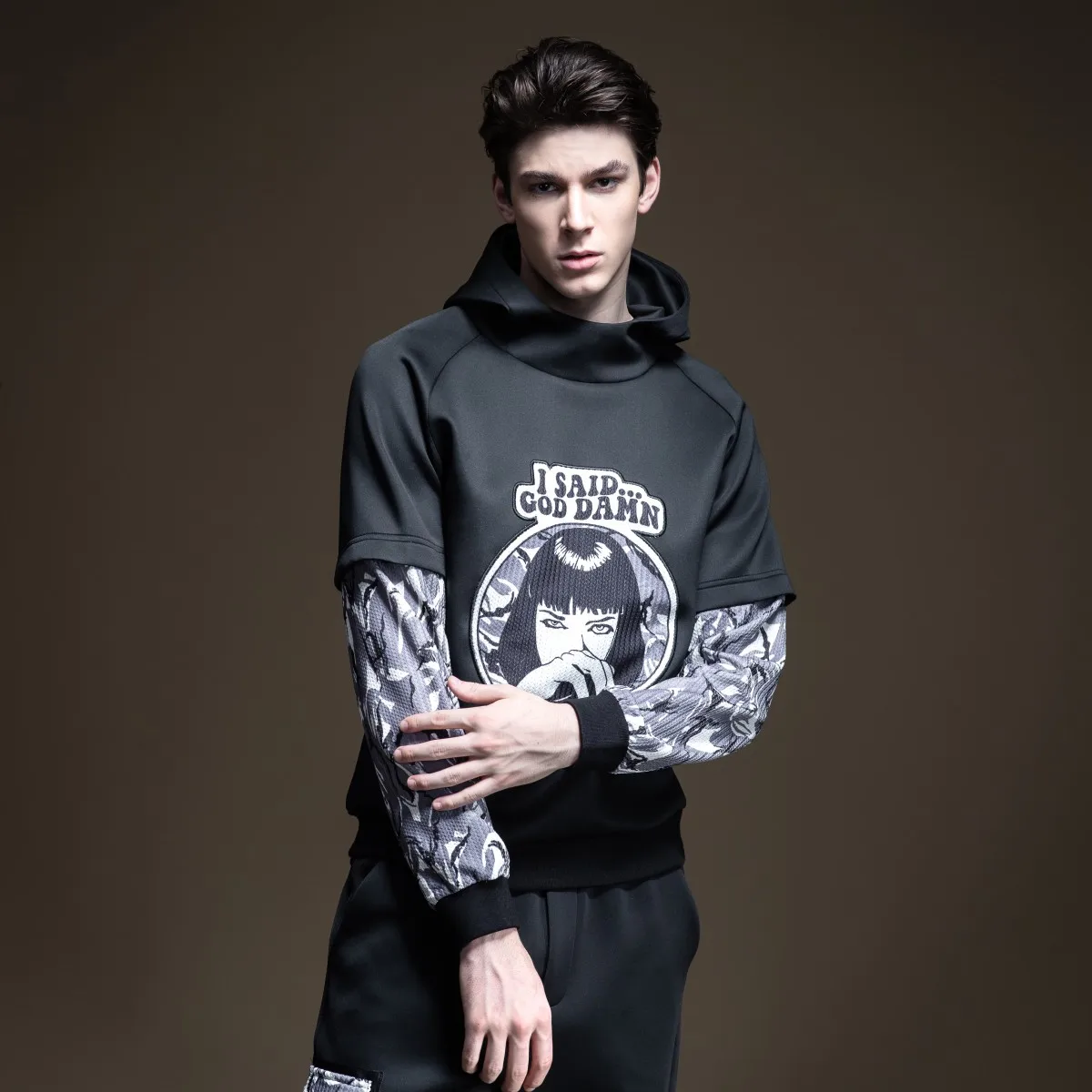 Twenty One Pilots Moletom Masculino Pinli, Новинка осени, мужские комплекты из двух предметов с капюшоном и принтом, B193209070