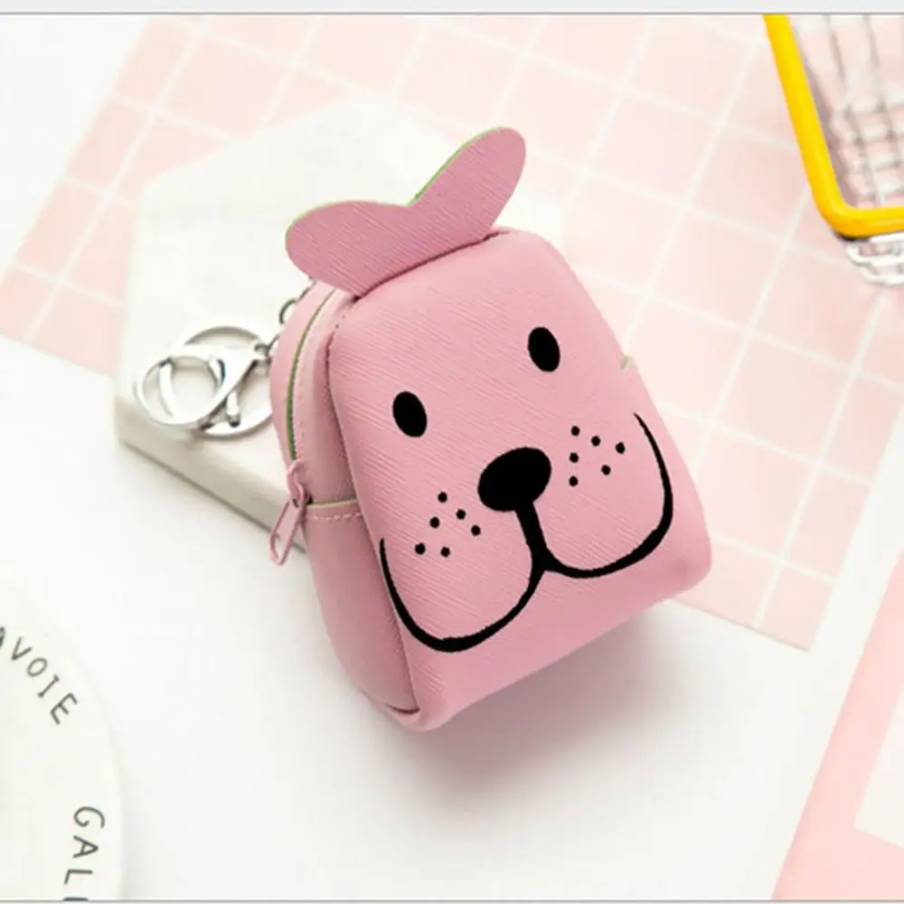 Pink with lobster Новая стильная мини-сумка Kawaii Cat Bear на молнии из искусственной кожи, портативная Сумочка, кабели для наушников, портмоне Monederos Para Mujer Monedas - Цвет: Pink with lobster
