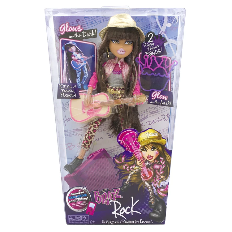 Около 26 см bratz Кукла рок-платье Кукла светится в темноте лучший подарок для девочки