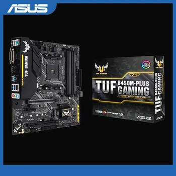 

Asus TUF B450M-Plus Gaming AMD Ryzen 2 AM4 DDR4 HDMI DVI-D M.2 Micro ATX Motherboard