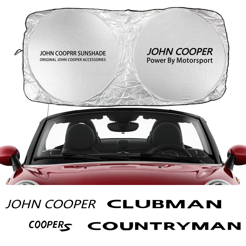 Auto sunshades slunce hledí přední windshield pro mini jan cooper R56 F56 countryman R60 F60 clubman R55 coopers F55 F54 příslušenství