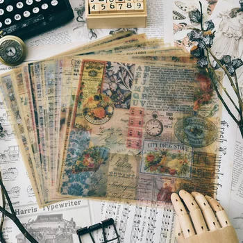 

Vellum Paper Craft Paper Pad for Scrapbooking Happy Planner/Card Making/Journaling Project/Home Deco