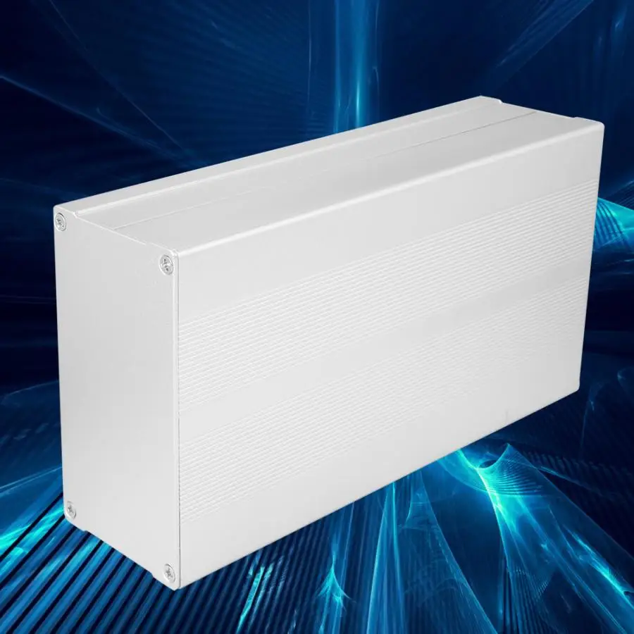Корпус электронный контроллер алюминиевая коробка DIY плата проект алюминиевая коробка корпус для охлаждения 55x106x200 мм