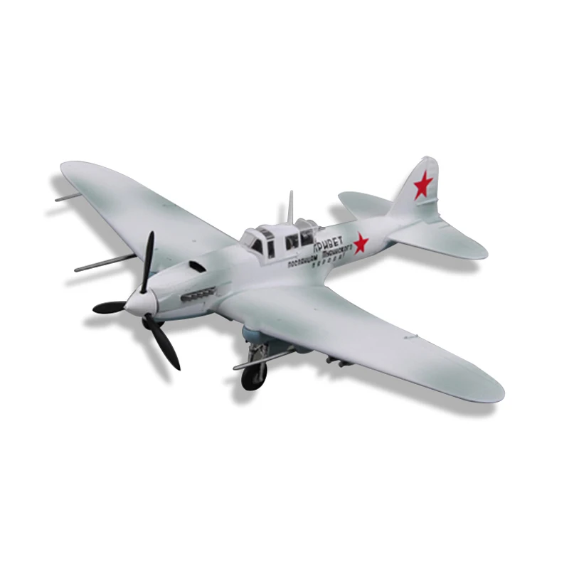 

Finished military model IL-2M3 fighter model 1:72