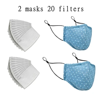 

Unisex Masks Activated Carbon Filter Mouth Mask Face Cotton Reusable Washable Mascarillas Face Shield Masque Facial Mask