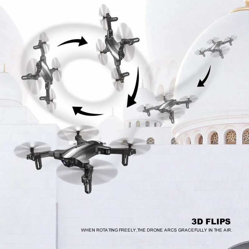 Интеллектуальный беспилотный летательный аппарат с поворотом на 360 градусов, Wi-Fi, 4 канала, 2,4 ГГц, FQ31w, Ufo, воздушный Дрон, вертолет, Дрон