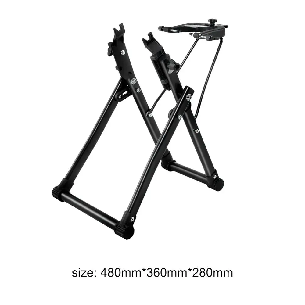 Велосипед колеса Центровочный стенд дома механик Центровочный стенд обслуживание инструмент для ремонта велосипеда Accessoies Bicicleta для 24/26/28 дюймовый велосипед - Цвет: Black
