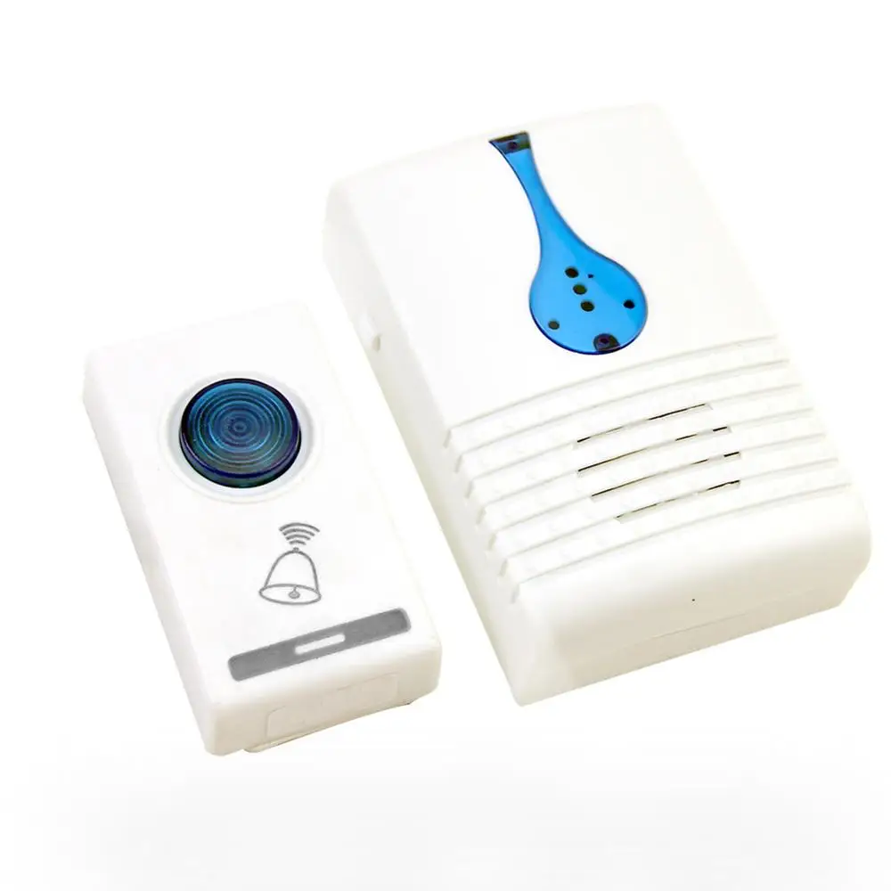 Nuevo y de alta calidad timbre inalámbrico para puerta timbre Control remoto 32 canciones de sintonización 100M Rango de Hogar