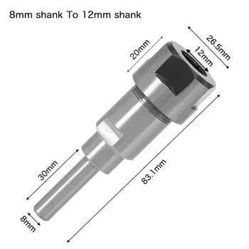 

1/4in 8mm 12mm 1/2in Shank Bit Engraver Router Extension Rod Engraving Machine For Automobile Manufacturing
