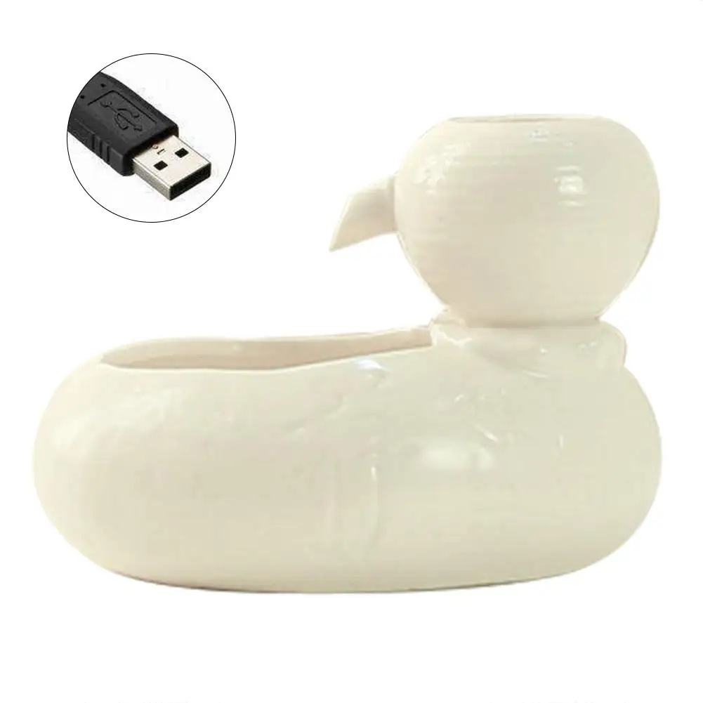 White Cat Ceramic Automatic Drinking Fountain Pet Water Dispenser Cycling Filter Fountain Cat Supplies Feeder Drinking Fountain - Цвет: White