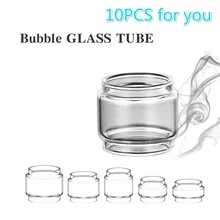 10 шт. пузырьковая стеклянная трубка для Eleaf iJust nexgen 3/ELLO DURO vate TS/pico 25/Serpent SMM eleate/Resa tfv8 большая детская палочка X8/flow