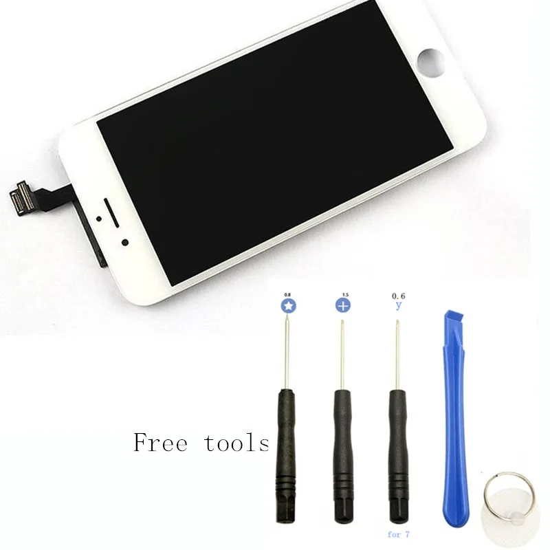 Ceny Oryginalna jakość OEM wyświetlacz LCD dla iPhone 5S SE 6 6s Plus 7 8 montaż digitizera ekranu dotykowego wymiana czarny biały