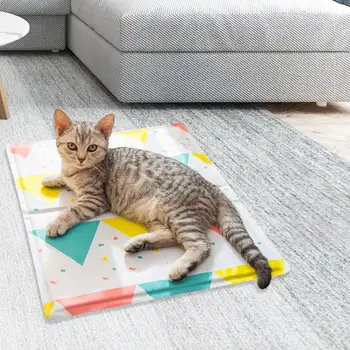 

Pet Cooling Mat Removable Washable Dogs Cats Cooling Pad Cushion For Summer Washable Reusable Training Pad For Pet Dog Cat