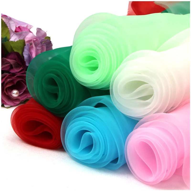 75 см/1 метр Eugene марлевая ткань черно-белая свадебная марлевая сетка Прозрачный жесткий газ, кружево, ткань шифон ткань