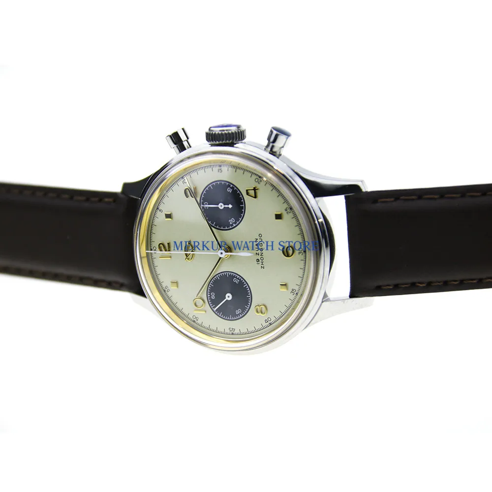 Механический хронограф Red Star для TianJin 1963 ST1901 мужские часы авиаторы с B UHR ручной