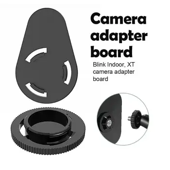 

2pcs 1/4 Screw Hole Monitor Mounting Plate 80mm*40mm*20mm Round Adapter Extend Port for Blink Indoor XT Camera